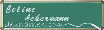 Celine Ackermann Visitenkarte